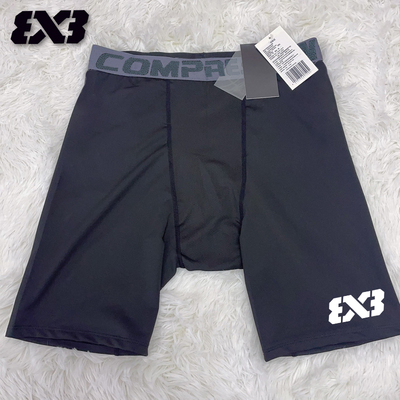 3V3篮球紧身打底内裤五分七分运动速干高弹短裤男美式健身训练夏