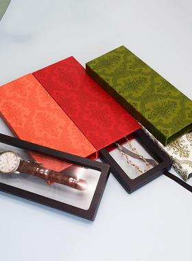 9*23CMpe薄膜悬浮盒透明首饰展示盒戒指项链手镯珠宝首饰收纳盒