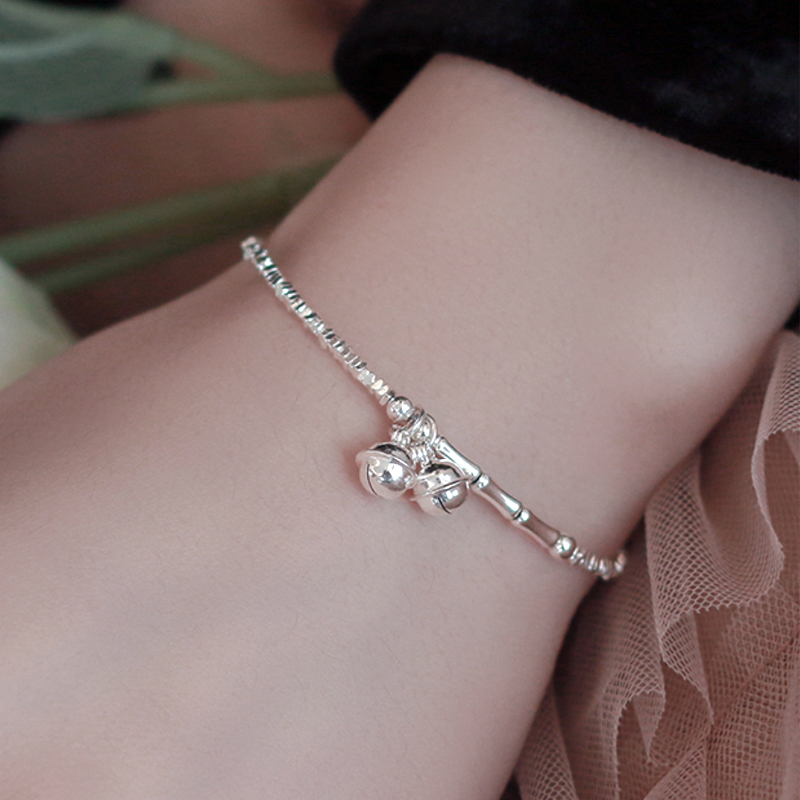 今饰有约女纯银简约手链