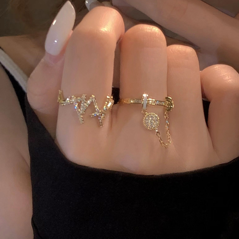 今饰有约女纯银简约戒指