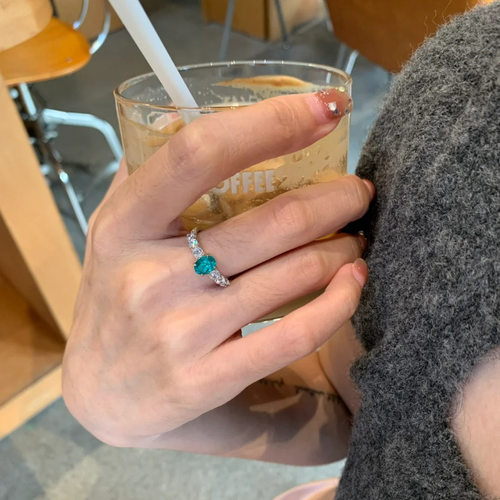 今饰有约女纯银简约戒指