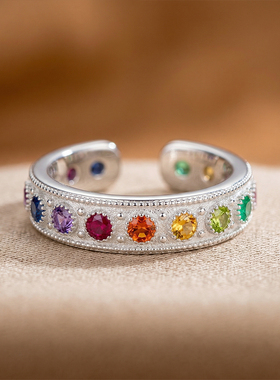 2026新款小红书爆款闪钻戒指女轻奢高级感ins指环镶嵌奢华食指戒