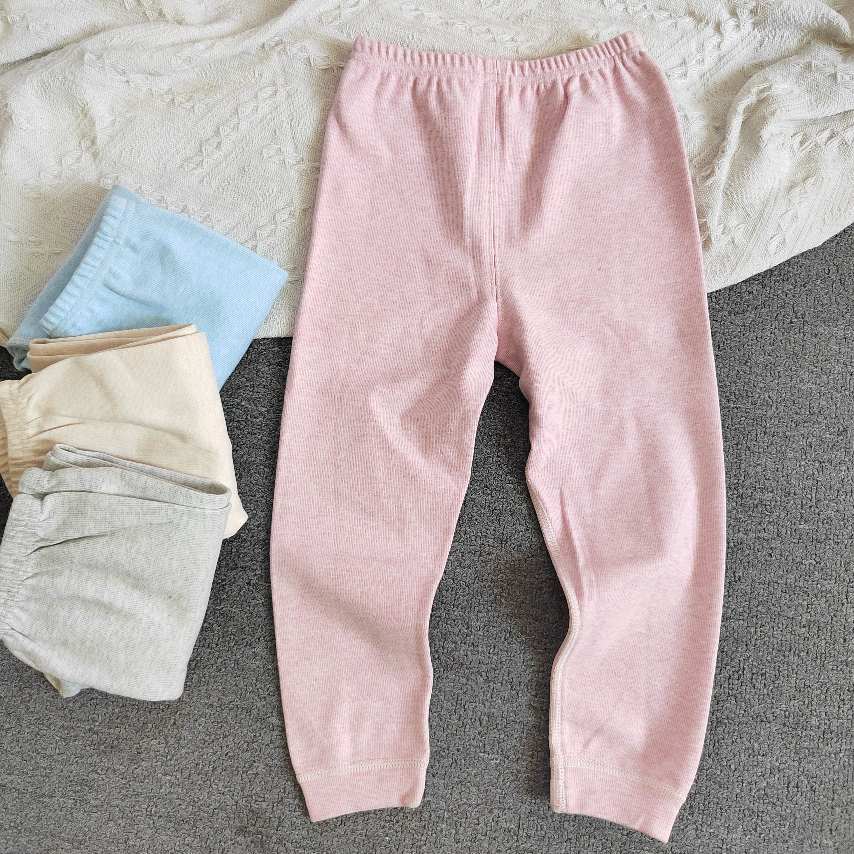 圆梦宝儿童秋裤棉舒绒无骨秋裤中大童贴身睡裤男女童内穿打底长裤