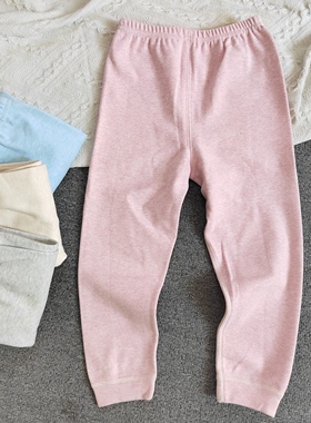 圆梦宝儿童秋裤棉舒绒无骨秋裤中大童贴身睡裤男女童内穿打底长裤