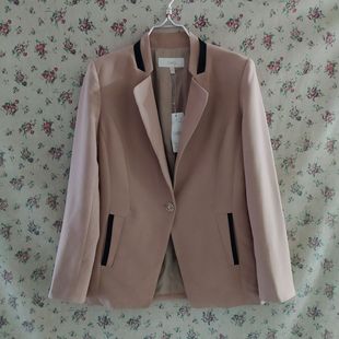 外套女春秋通勤百搭一粒扣上衣职业通勤B42 专柜西装 仅160码 清正品