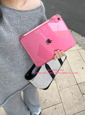 webaby「配边透明 Miu系/莓果甜心~」ipad单后盖平板pro11/2022/25亚克力硬壳air4/5/10.9寸/a16/11代全包