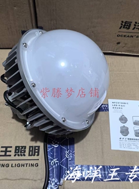 海洋王NFC9196B/CLED平台灯吊杆式U型支架式平面玻璃和PC罩弯杆灯