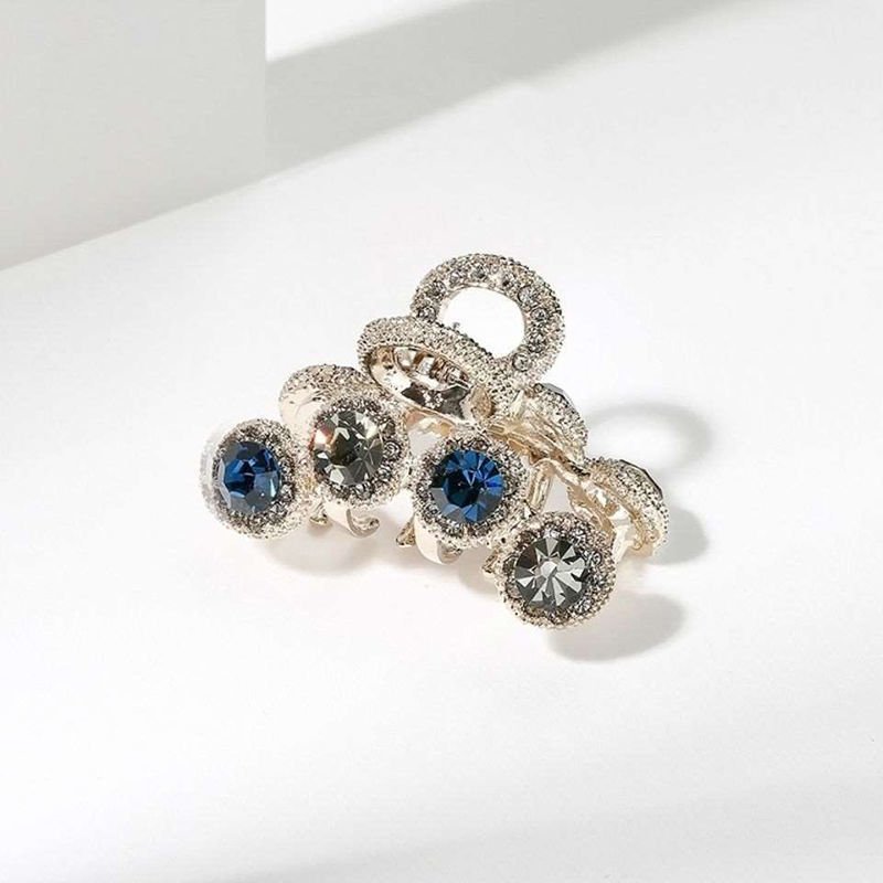 进口韩国水钻抓夹小号发夹2025新款刘海夹少女发抓顶夹高马尾发卡