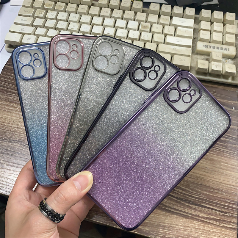 闪粉电镀苹果17pro max手机壳批发 适用iPhone XS XR 14 16 11 13 15 12 plus E男全包精孔保护女保护新款