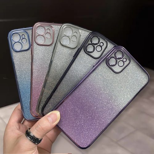 电镀闪粉适用OPPO K12X 手机壳批发渐变软新款透明保护套全包女保护套男简约