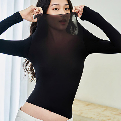 和沐美家女超薄无痕防透肌底秋衣