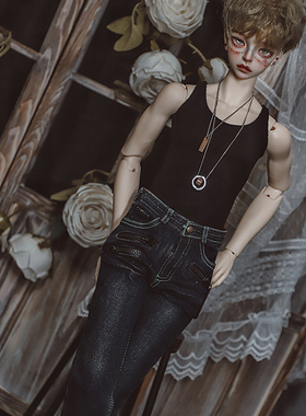 三万院长BJD娃衣牛仔裤子拉链牛仔裤 大叔3分4分定制SD娃用swdoll