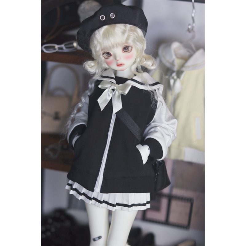 娃衣制服套装4分娃娃领