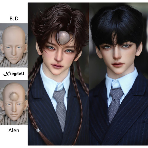 上海仓现货xingdoll Alen 犀牛人版bjd叔单头娃头72 75三万院长