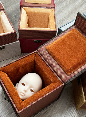 【包邮+送面罩】三万院长bjd娃娃送妆盒子3分4分6分8分叔头收纳盒