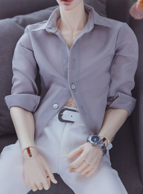 满68包邮【三万院长现货】BJD娃衣服收腰衬衫性感叔痞帅高级感