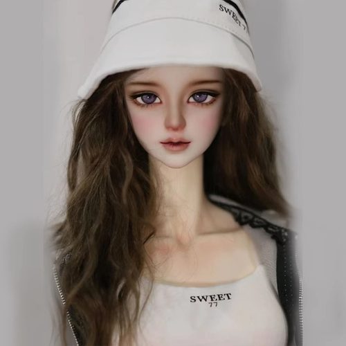 灰羽人形BJD娃娃3分若青女娃头