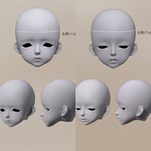 DollZone铃音&夜曲4分单头BJD娃