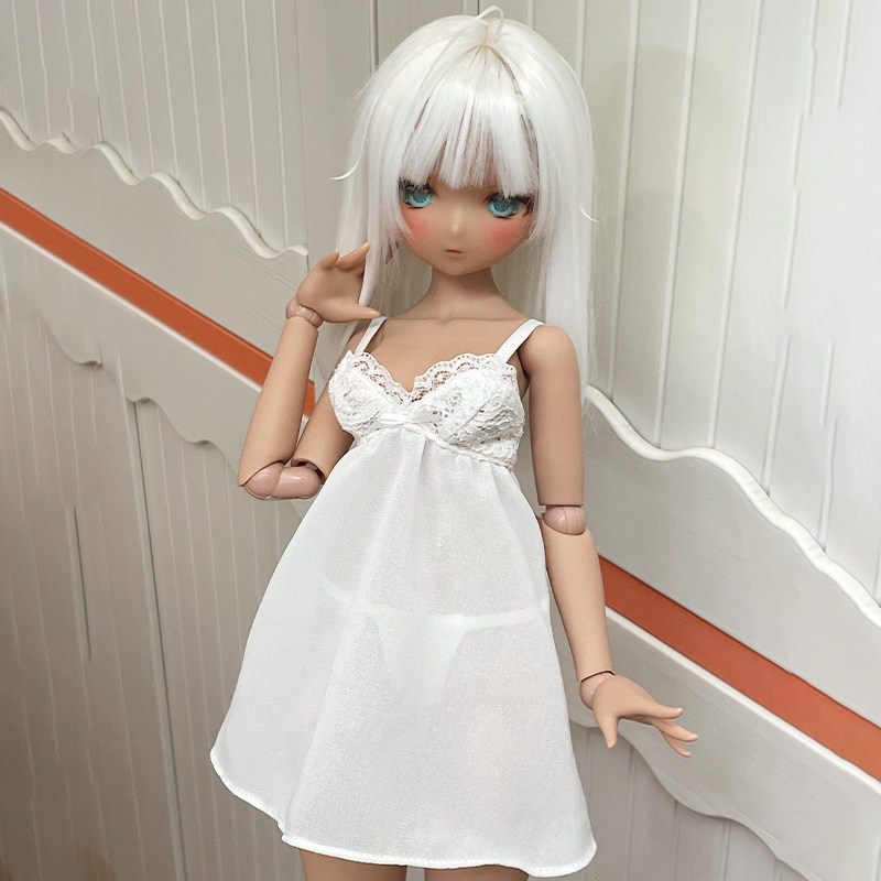 满68包邮【三万院长现货】bjd娃娃4分娃衣薄纱睡裙套装