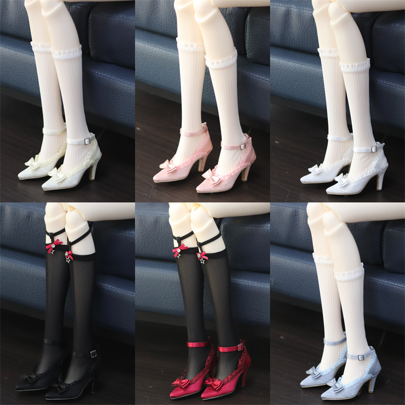 SD163分甜美蝴蝶结高跟鞋