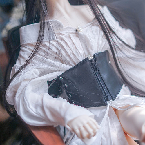 满68包邮【三万院长现货】BJD娃娃配饰拉链束缚带腰带腰封束腰叔