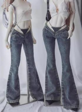 bjd娃衣【咔咔星球】寄售4分/3分/impl/sd16单品辣妹比基尼牛仔裤