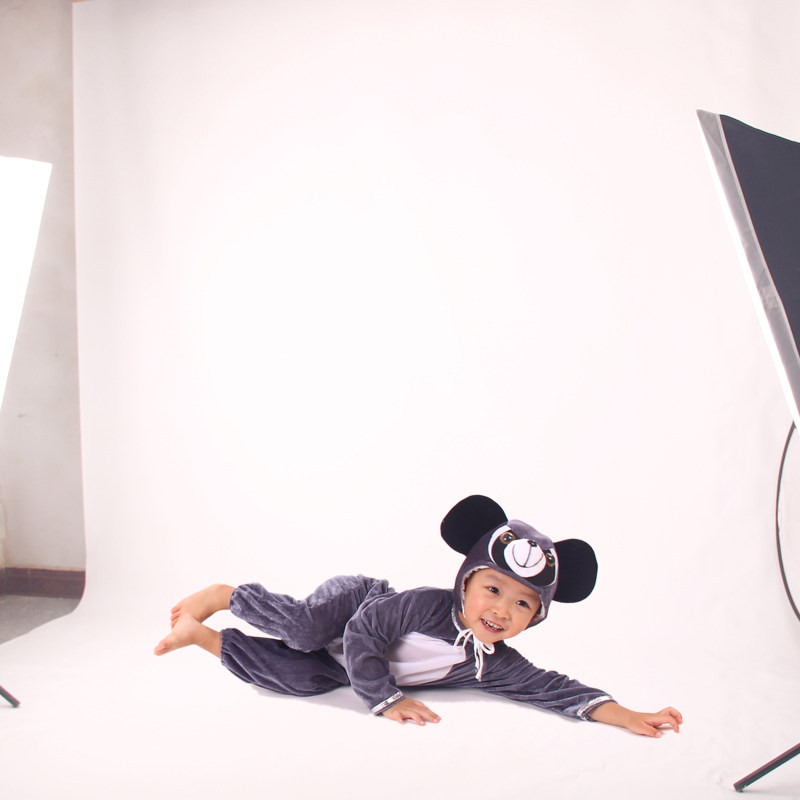 模特实拍儿童动物卡通长裤小熊猫舞蹈演出成人亲子灰色浣熊表演服,童装/婴儿装/亲子装,儿童演出服,淘宝优惠券,粉丝福利购,淘宝优惠卷