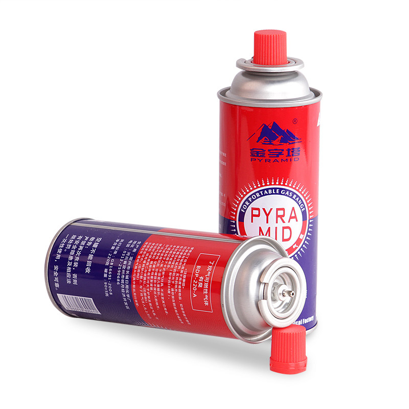 金字塔卡式炉气罐便携式丁烷户外卡磁炉瓦斯气体小煤气罐卡式气瓶
