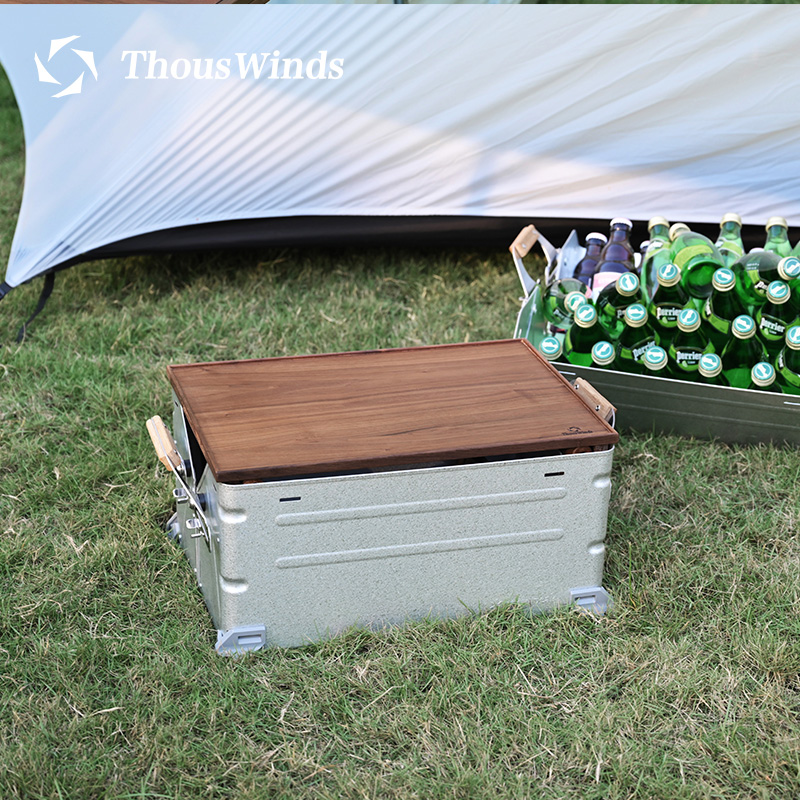 thous winds折叠桌雪峰snow peak收纳箱25升桌板黑胡桃木柚木盖板