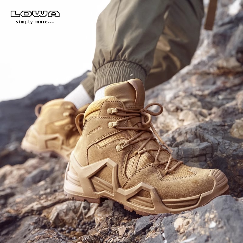 LOWA登山鞋男goretex防水战术靴防滑户外徒步鞋山型打野靴MK2
