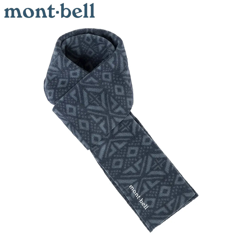 montbell 男女款 薄款弹力印花保暖围巾围脖 1118909