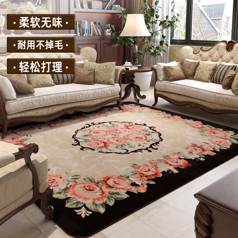 地毯客厅欧式茶几垫红地毯耐脏毛毯家用结婚新中式卧室床前地毡在类目 居家布艺, 地毯中 - 来自Buy2taobao.com提供专业的淘宝代购服务
