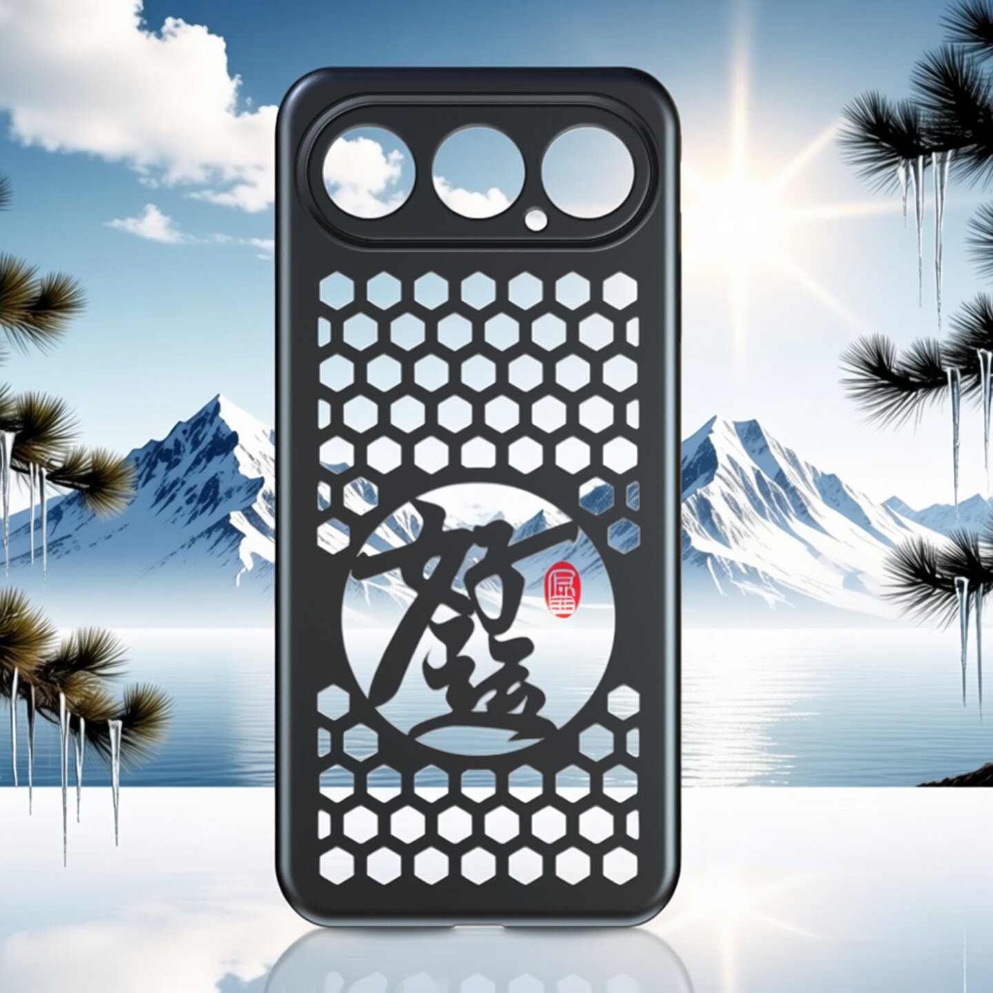 适用荣耀300/400手机散热壳500pro超薄100/200pro镂空孔洞honor60/70潮款winRT软壳magic8/8pro透气保护套6/7