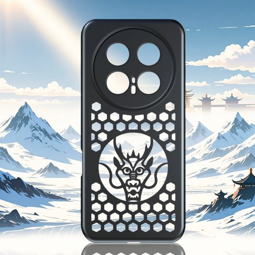 磨砂软壳镂空散热荣耀30民族风