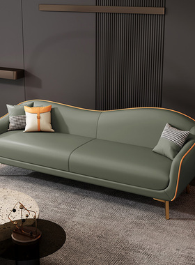 沙发小户型酒店房间卧室服装店休息区办公室网红拍照直播小沙发皮