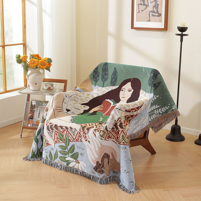 露营沙发毯装饰盖毯户外沙发巾