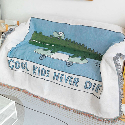 卡通动漫沙发毯单人披肩盖毯