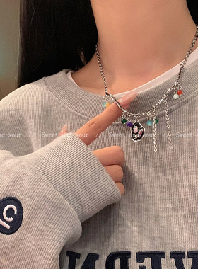 春日郁金香甜酷项链夏天