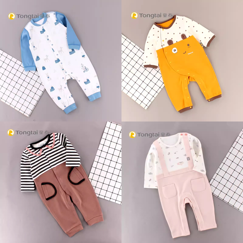 童泰连体衣春秋外出服蛤衣舒适