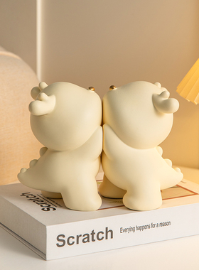 创意可爱小龙书挡办公室桌面小摆件家居装饰品情绪治愈系生日礼物