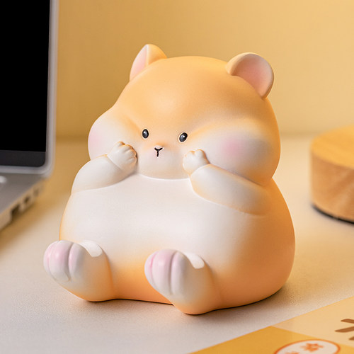 创意可爱仓鼠手机支架摆件