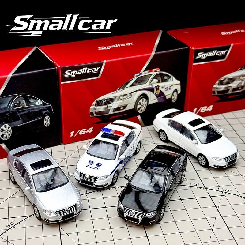 现货Smallcar 1/64 迈腾第一代B6轿车合金汽车模型收藏摆件
