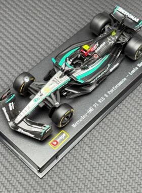 比美高1:43奔驰W15F1方程式赛车模型汉密尔顿拉塞尔W16安东内利