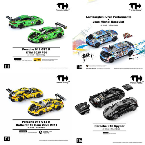 TH1:64兰博基尼GT3EVO2陀飞轮兰博基尼合金车模玩具摆件