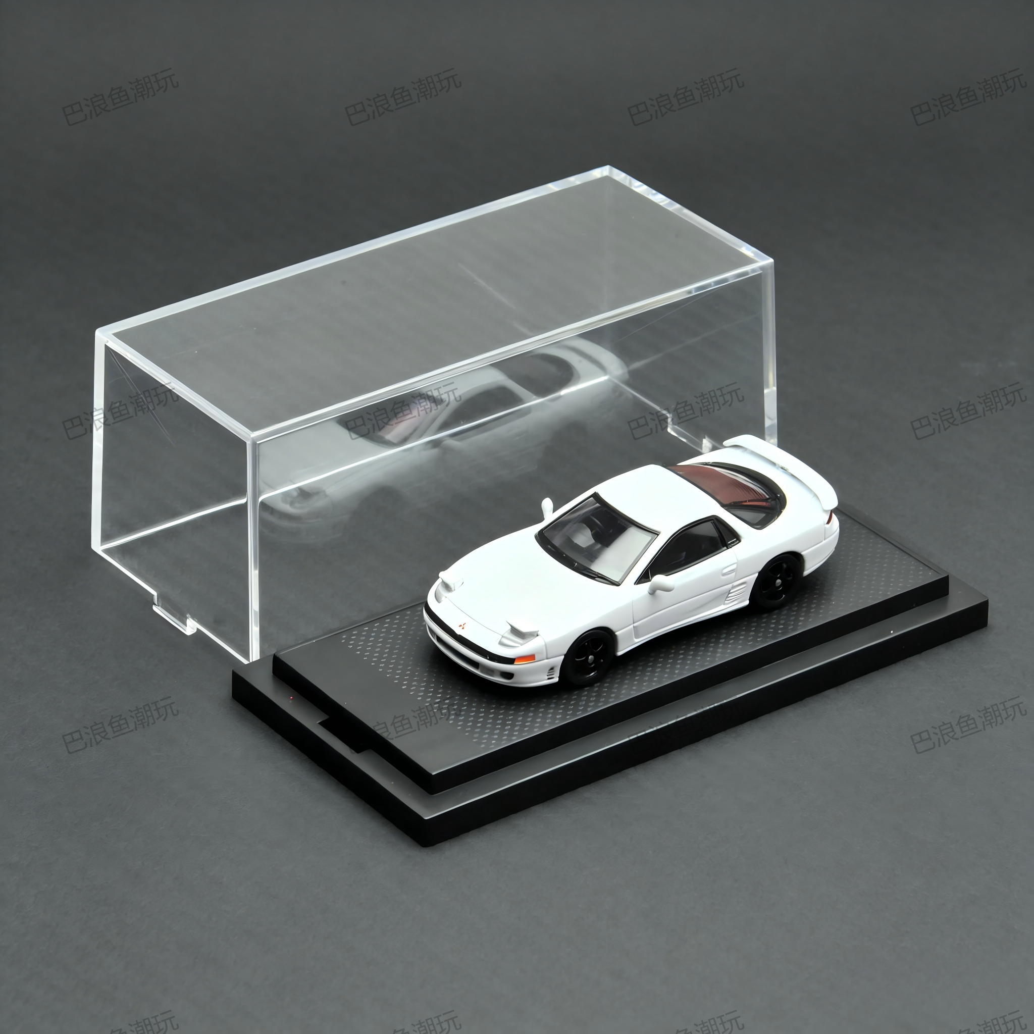 新款FG三菱MitsubishiGT3000 白 正版授权 1:64仿真合金汽车模型 - 实物图