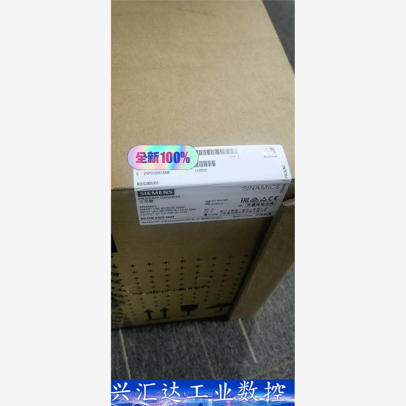 西门子电源接口模块6SL3100-0BE23-6AB0  询价下单