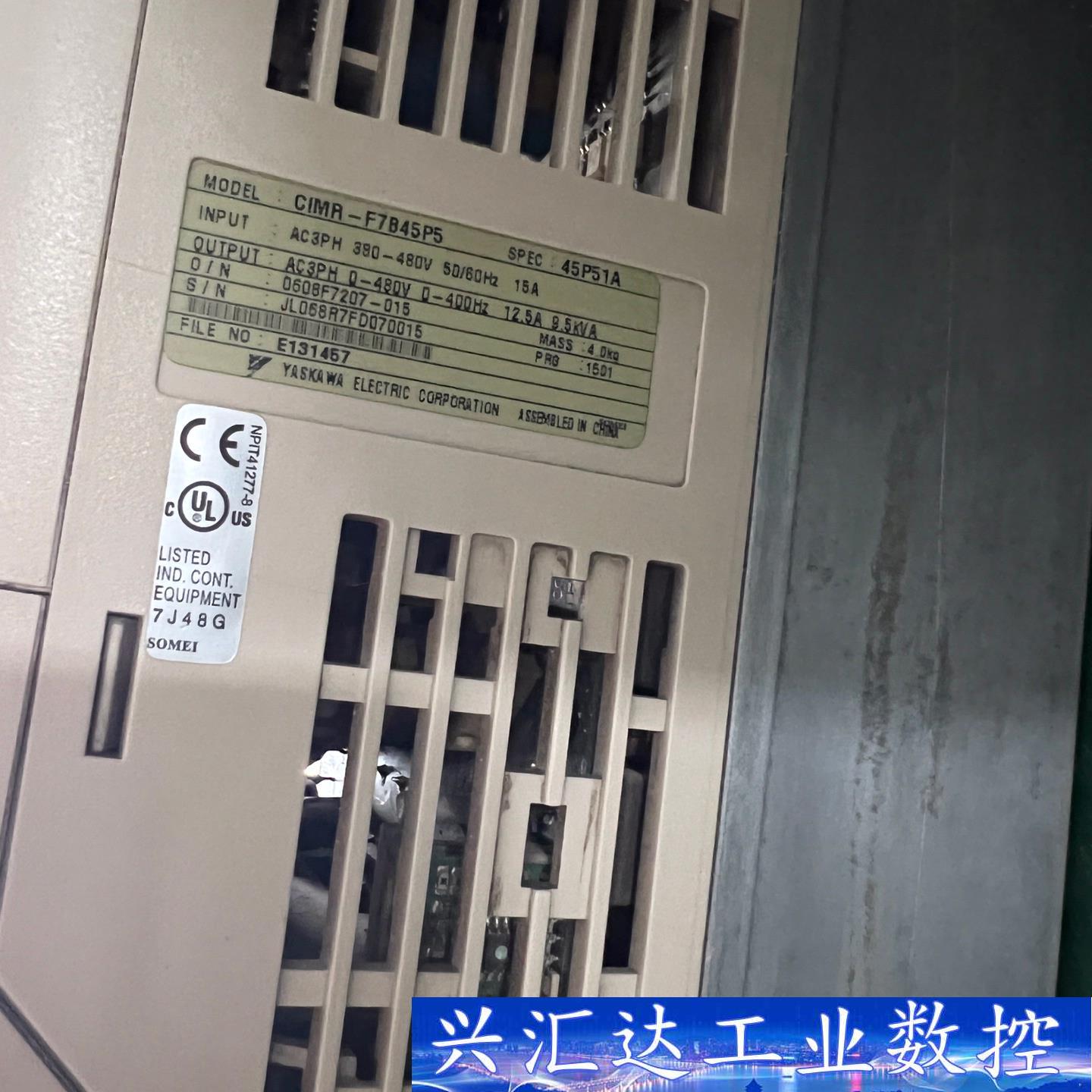 安川原装拆机变频器CIMR-F7B45P5 CIMR-F7A  询价下单