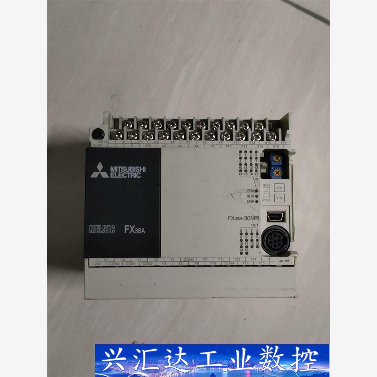 三菱FX3SA-30MR-CM原装拆机一个，实物拍摄，功能包 议价商品