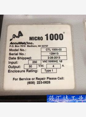 拆机AccuWeb,Inc  MICRO1000控制器 CT  询价下单