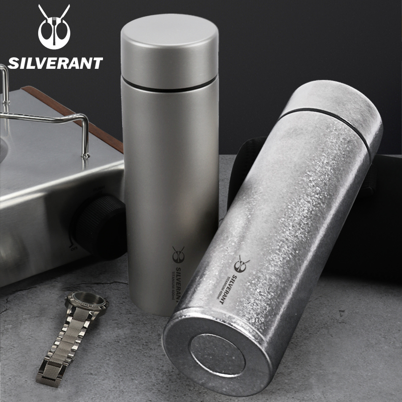 银蚁耐高温双层旅游保温杯